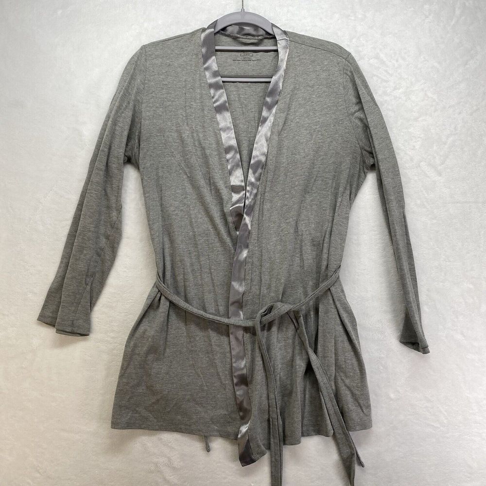 Motherhood Womens Small Maternity Robe Ladies Bump sleep‎ gray pajama